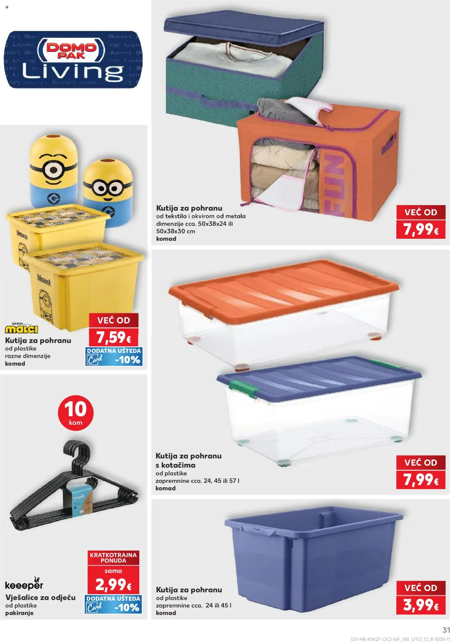 Kaufland HR akciós ujság - amely érvényes a következő dátumtól: 2026.07.01. | Oldal: 31 | Termékek: Ing