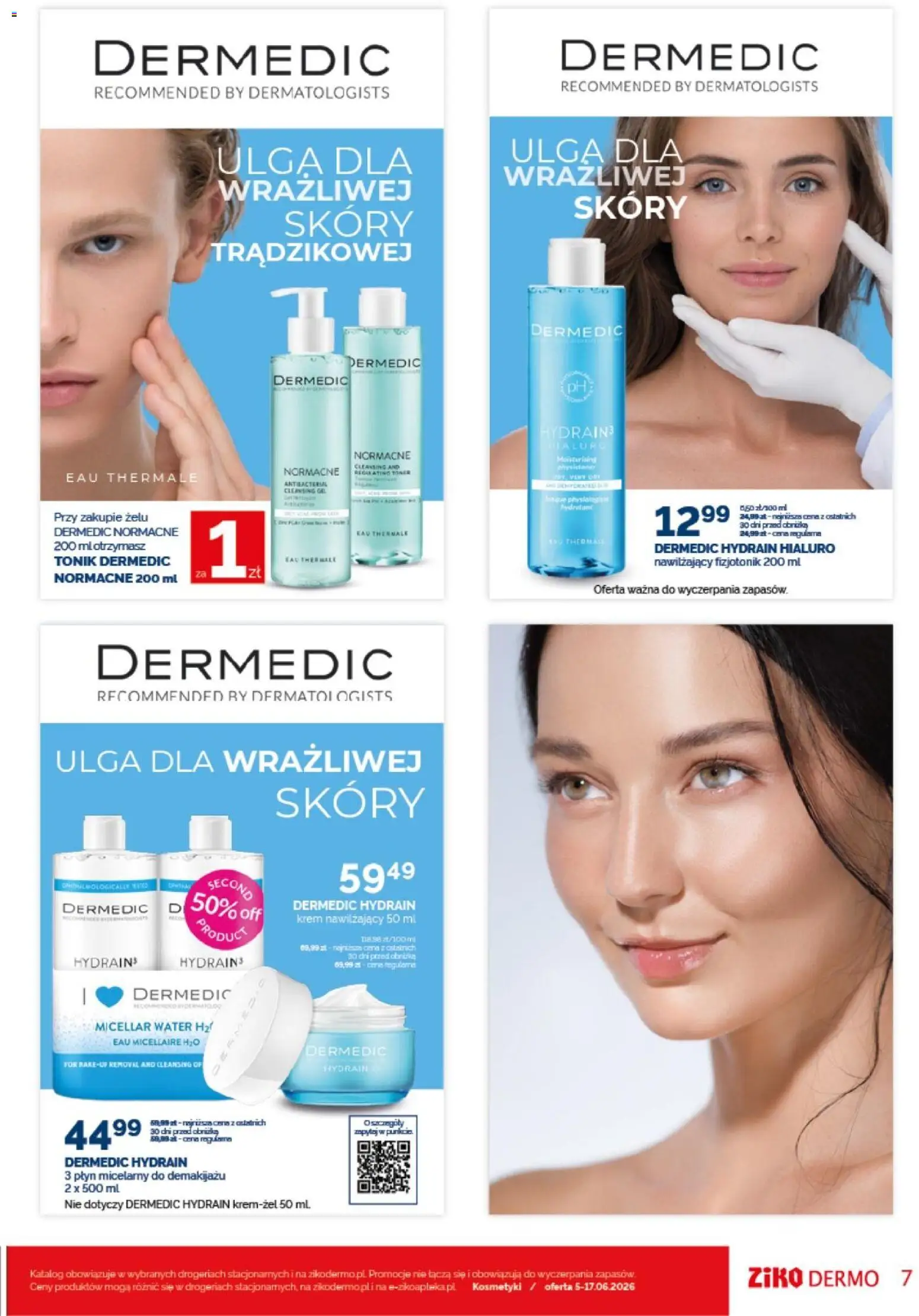 Ziko gazetka od 05.06.2026 | Strona: 7 | Produkty: Toner, Kosmetyki, Krem, Tonik