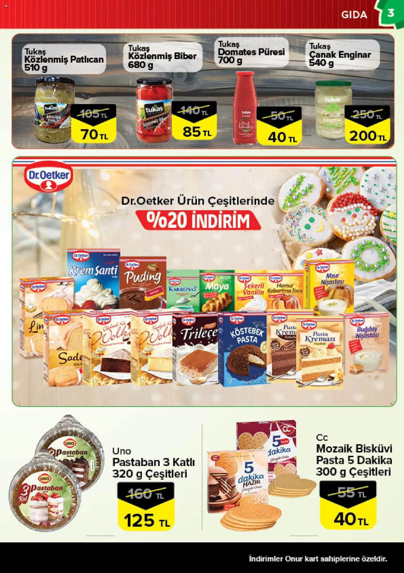 Onur Market Katalog - 28 Temmuz 2026 tarihinden itibaren geçerlidir | Sayfa: 3
