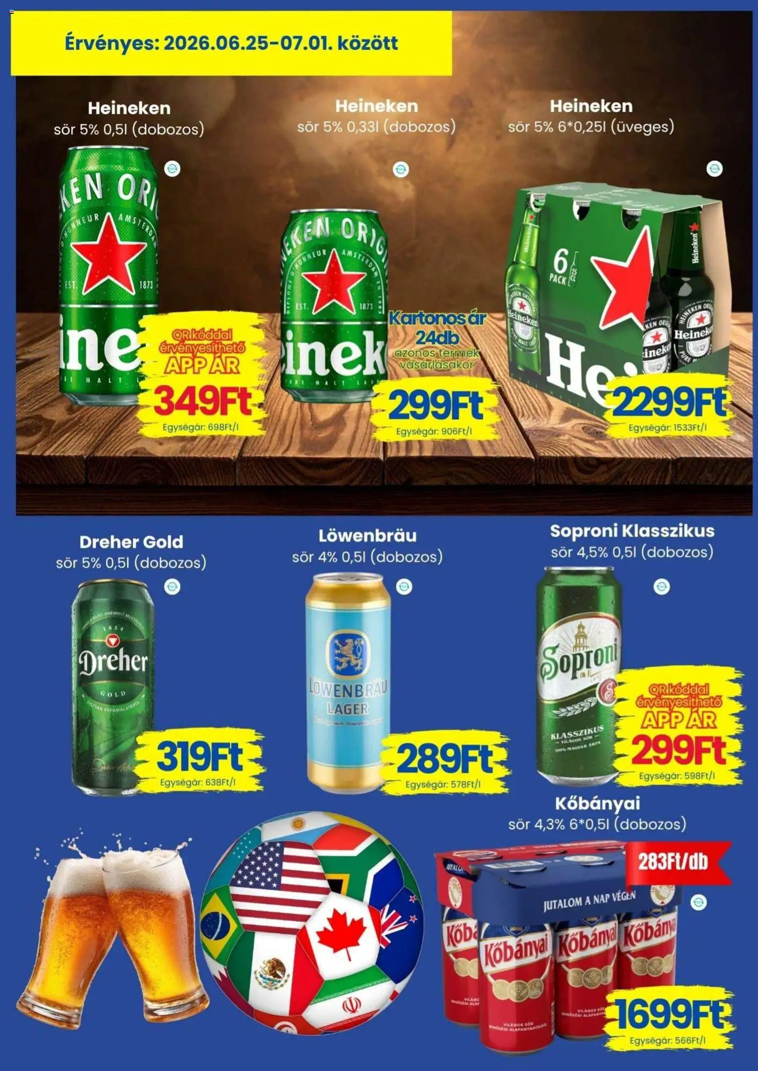 Magnetic akciós ujság - amely érvényes a következő dátumtól: 2026.06.25. | Oldal: 8 | Termékek: Kisela pavlaka, Heineken, Dobozos sör, Sör