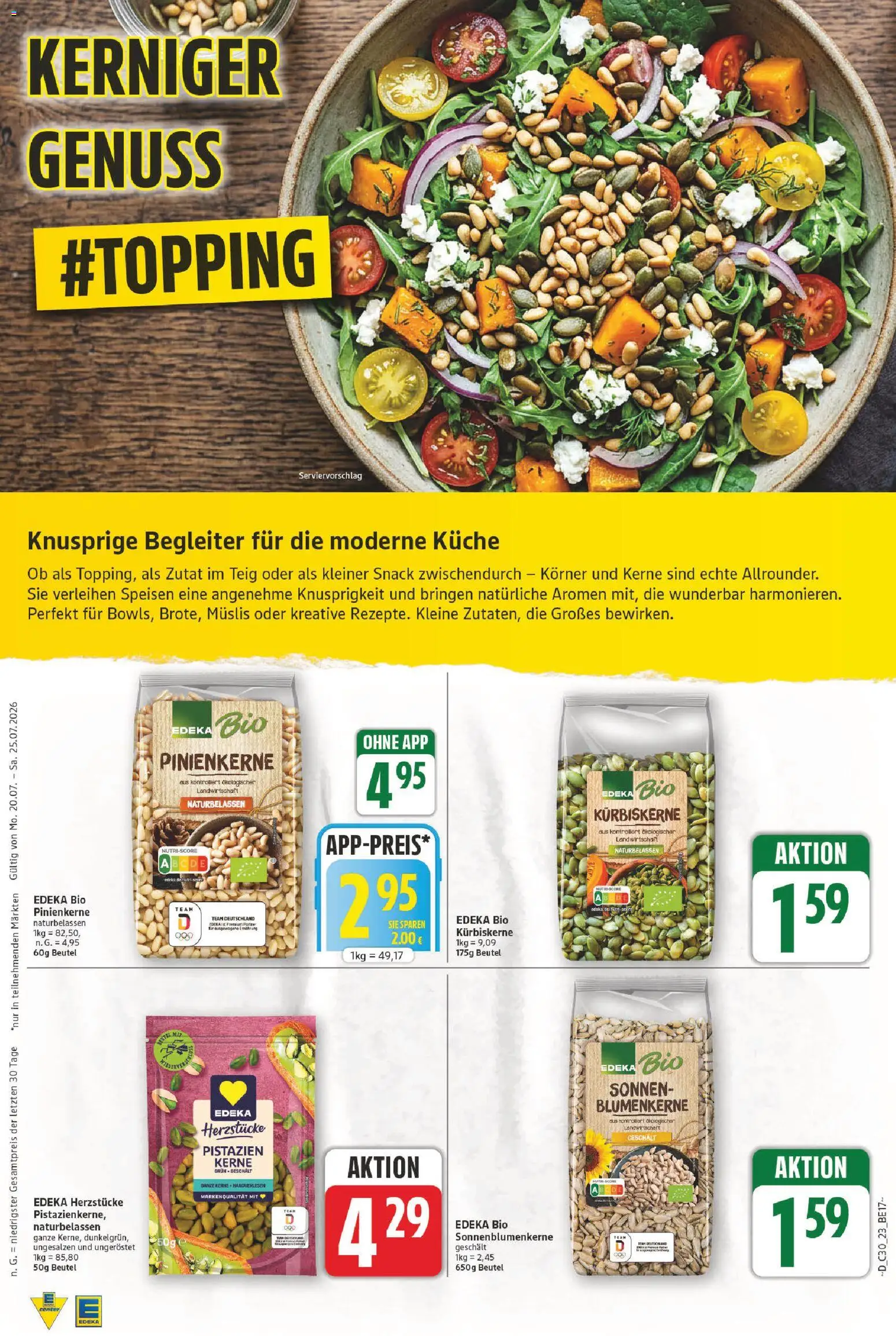 E center Prospekt – gültig ab 20.07.2026 | Seite: 25 | Produkte: Küche, Pistazien