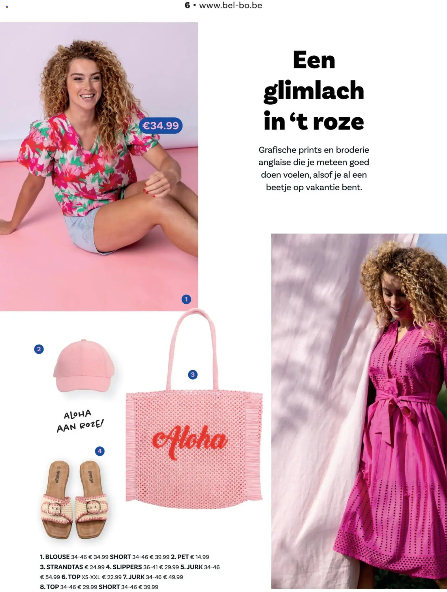 {H1} | Pagina: 6 | Producten: Slippers, Pet, Jurk, Blouse
