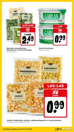GARLAN ROOMKAAS, Roomkaas - Fromage à la crème - Voorbeeld van een folder van Jumbo, geldig van 15-07-2026 | Pagina: 5 | Producten: Broccoli, Krieltjes, La, Crème