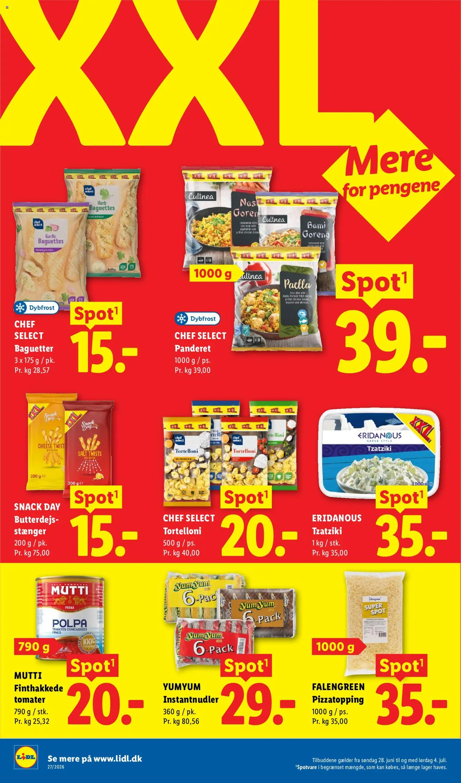 Lidl tilbudsavis – gyldig fra 28/06/2026 | Side: 10 | Produkter: Tomater, Salt, Tzatziki, Søm