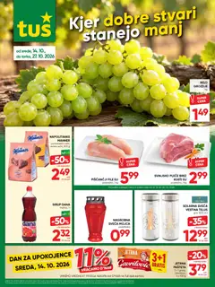 Tuš katalog akcije – veljaven od 14.10.2026