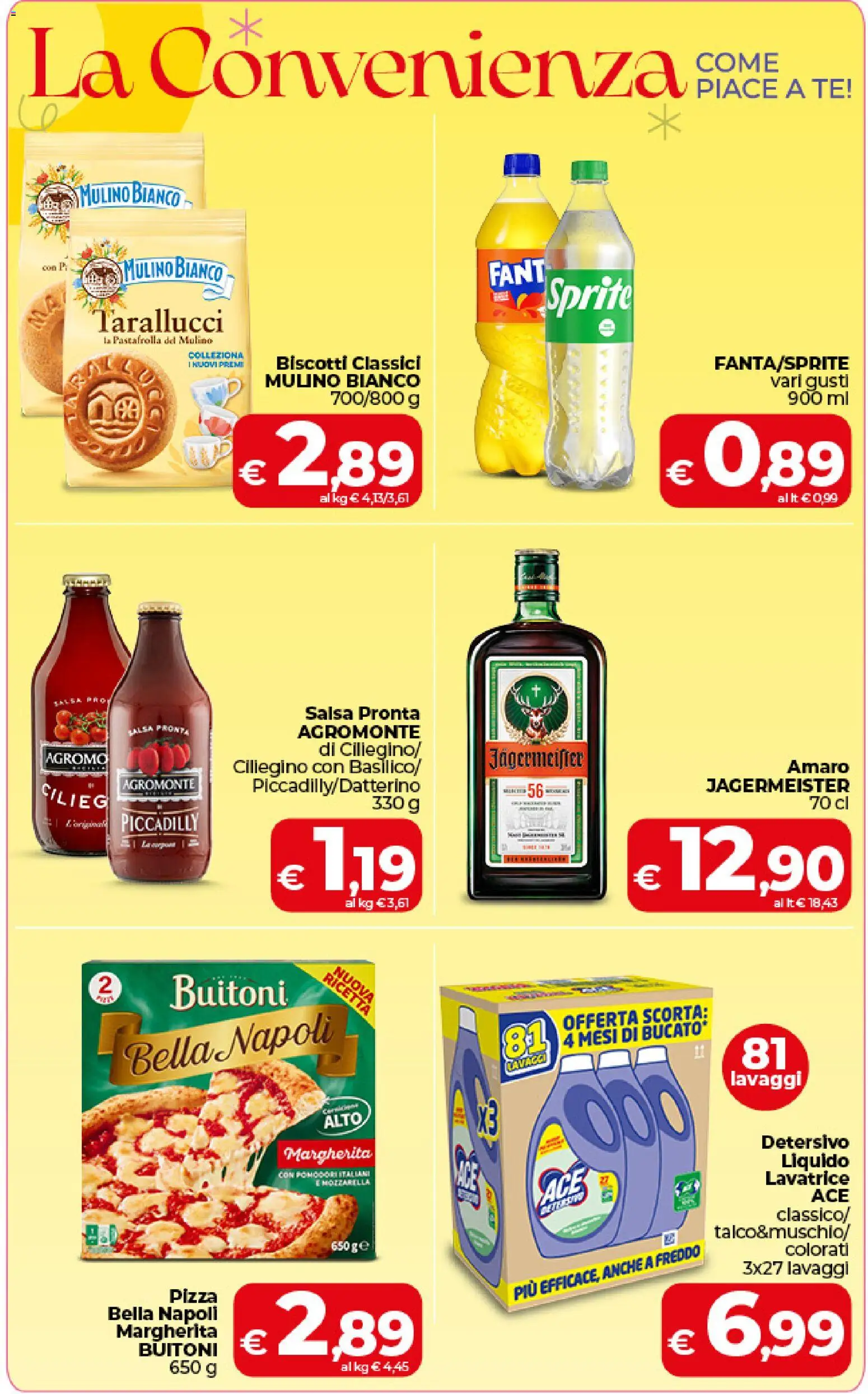 Volantino COOP del 09.06.2026 | Pagina: 3 | Prodotti: Tè, Salsa, Lavatrice, Amaro