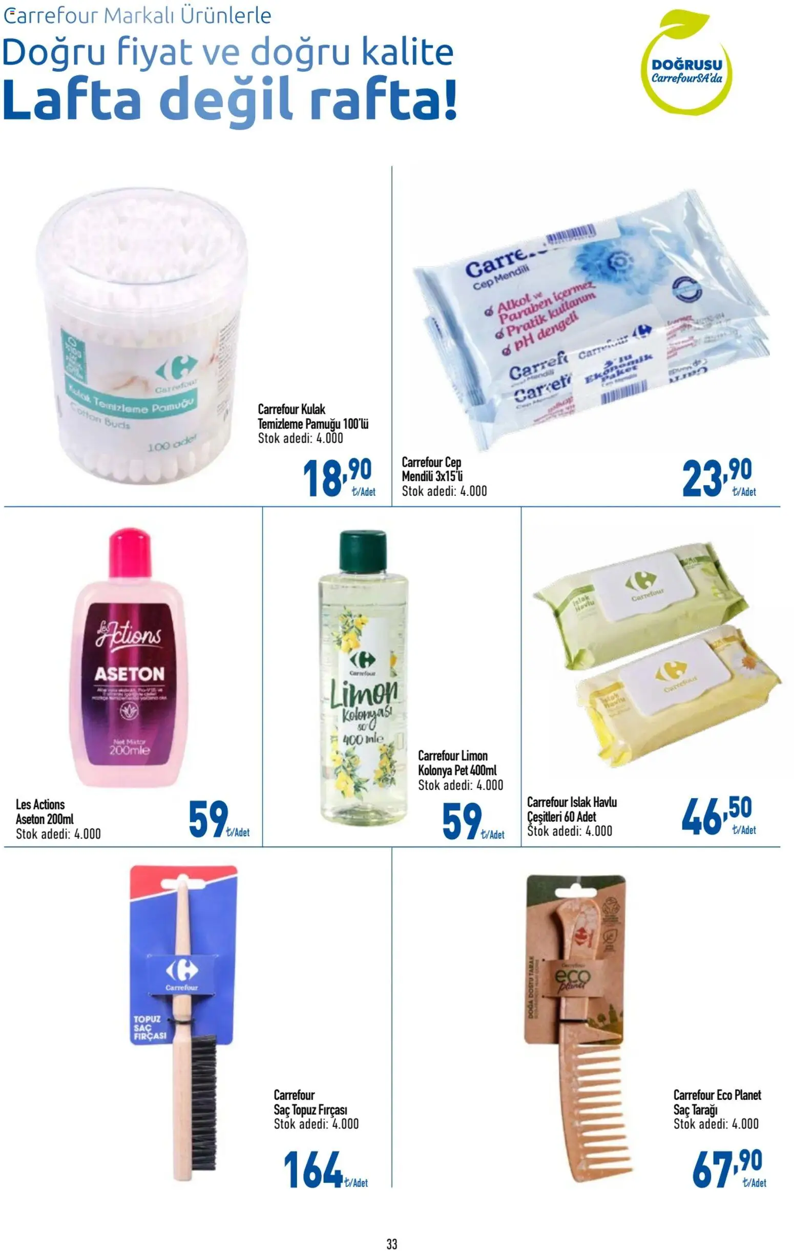 CarrefourSA Katalog - 09 Temmuz 2026 tarihinden itibaren geçerlidir | Sayfa: 33 | Ürünler: Limon