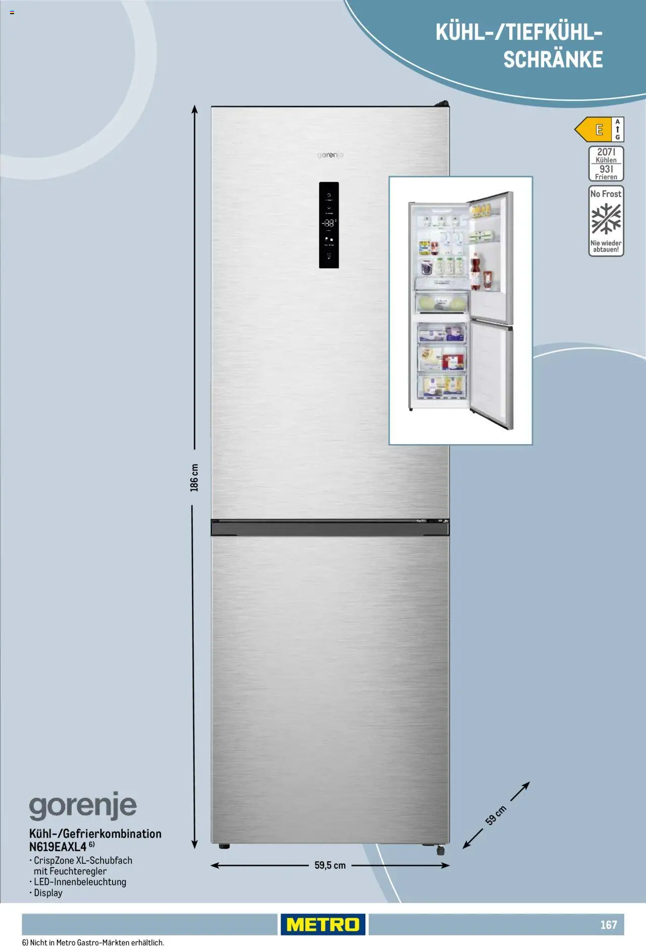 Metro Non Food Sortiment – gültig ab 01.10.2025 | Seite: 167 | Produkte: Gorenje