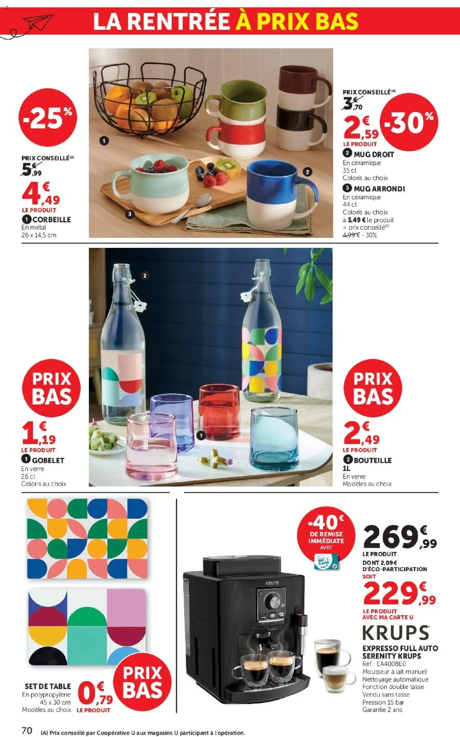 {H1} | Page: 70 | Produits: Mousseur à lait, Krups, Bouteille, Bouteille en verre