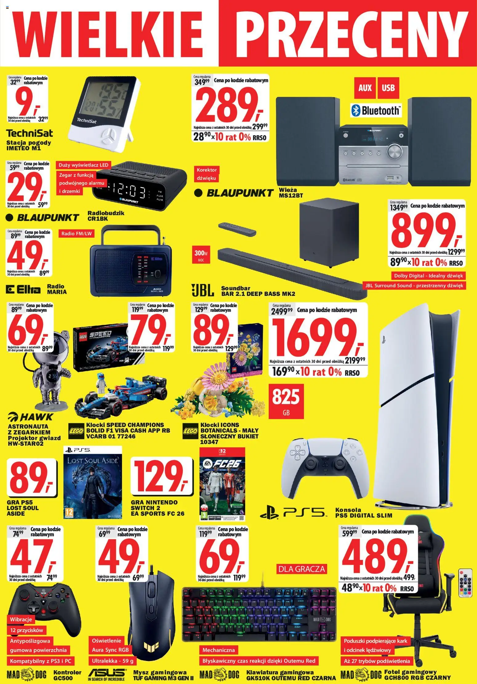Mediaexpert promocje - Wielkie przeceny od 21.05.2026 | Strona: 3 | Produkty: PC, Lego, Fotel, Kontroler
