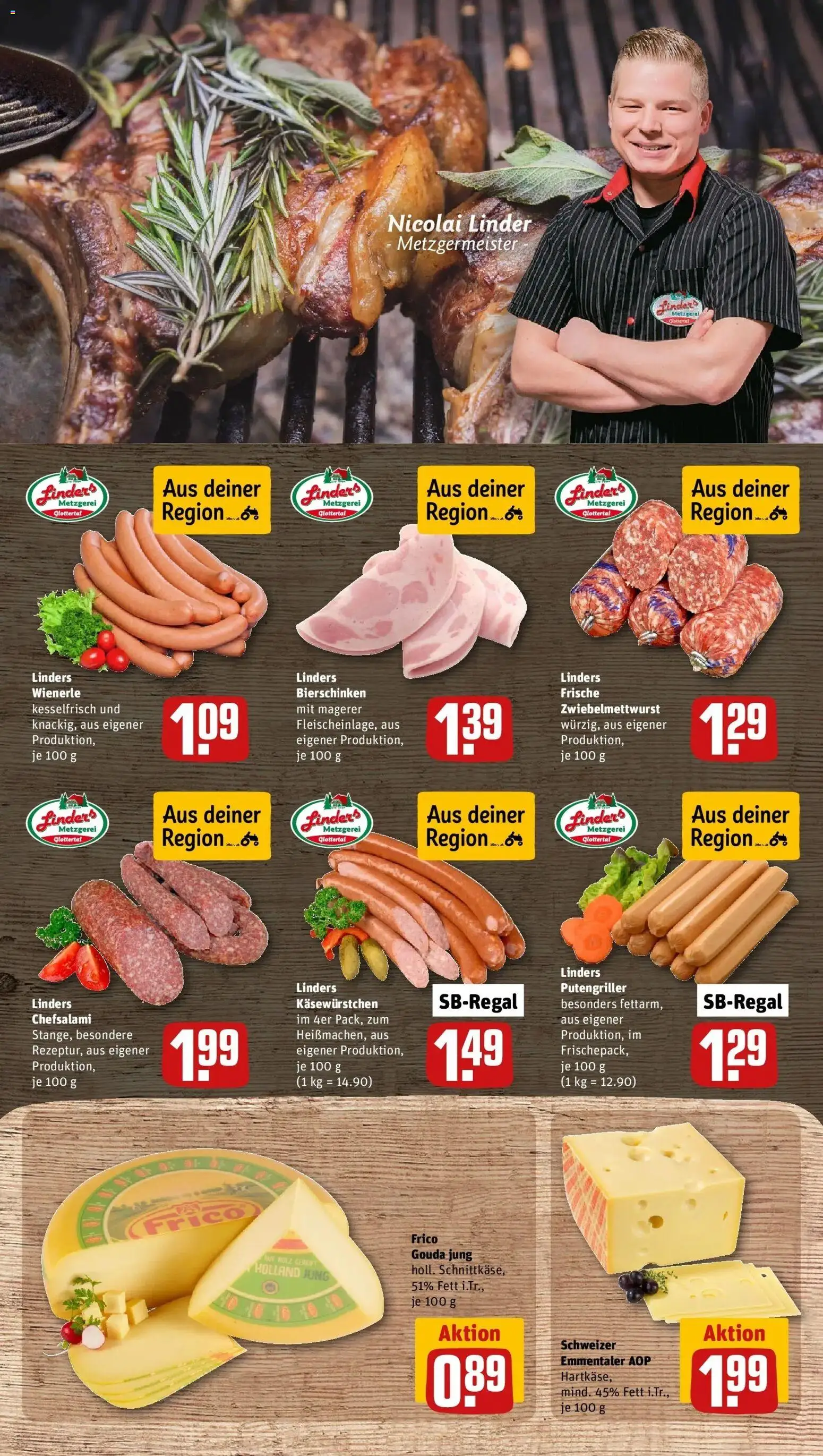 REWE Prospekt ab 10.08.2026 zum Blättern » Angebote | Seite: 7 | Produkte: Gouda