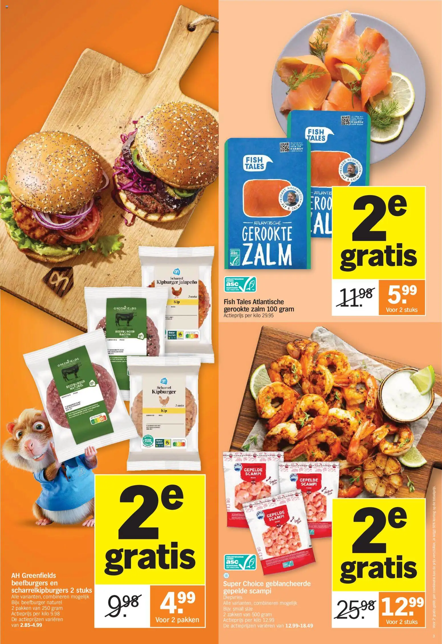 {H1} | Pagina: 3 | Producten: Zalm, Bacon, Jalapeno, Gerookte zalm