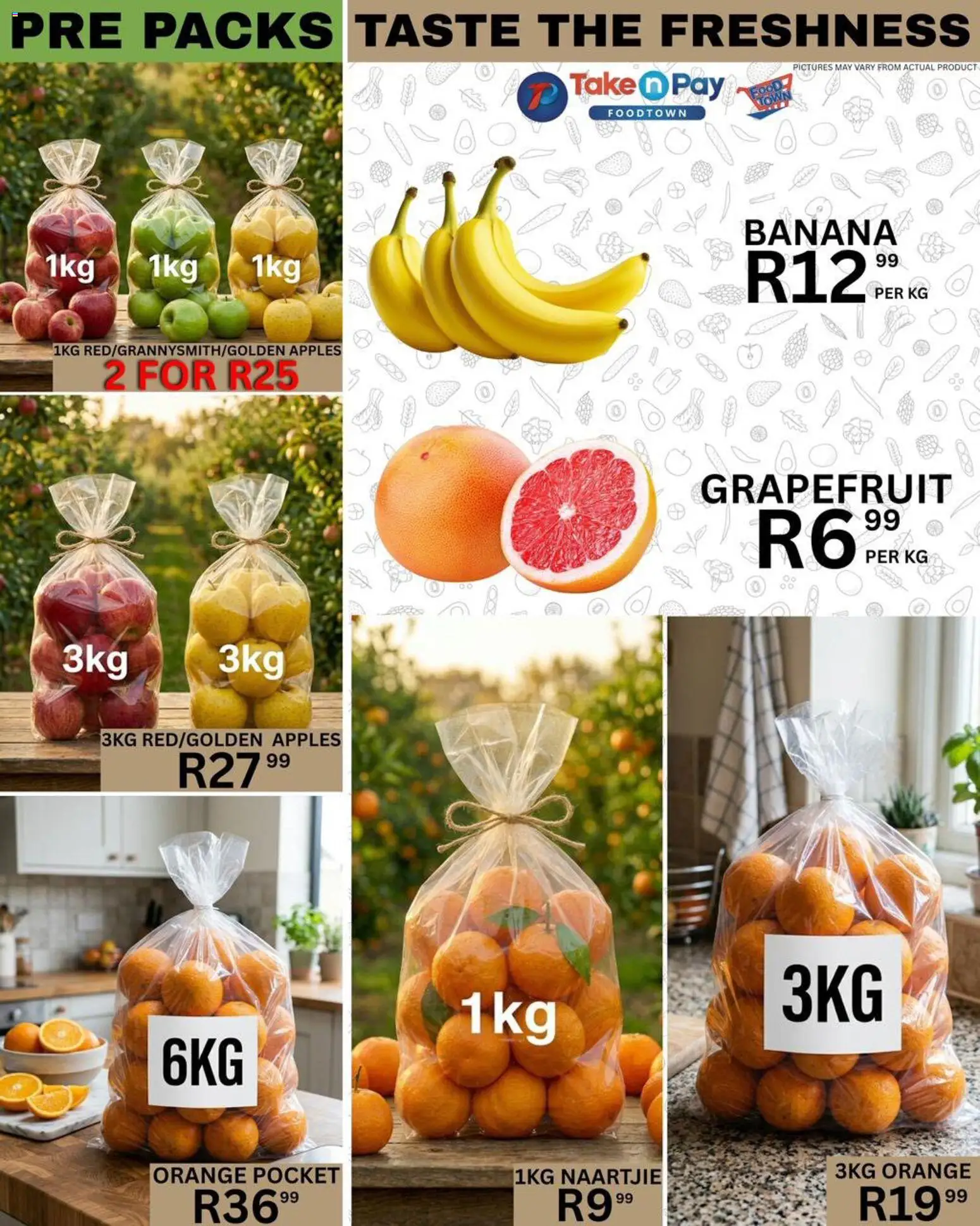 New Take n Pay catalogue – valid from 24.05.2026 | Page: 8 | Products: Apples, Grapefruit