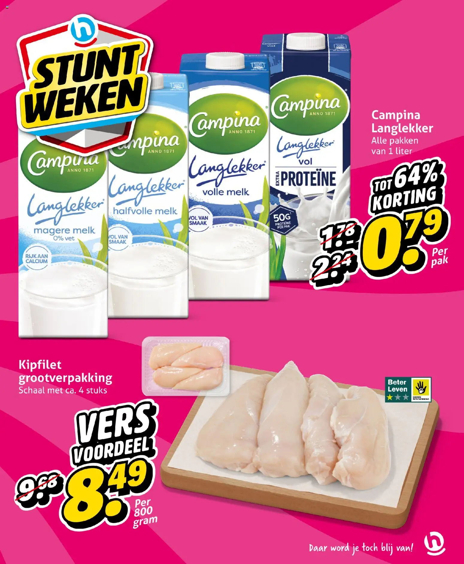 {H1} | Pagina: 3 | Producten: Melk, Schaal, Volle melk, Magere melk