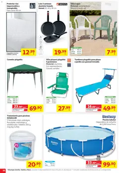 Vista previa Alcampo folleto válido desde el 30/06/2026 | Página: 10 | Productos: Tumbona, Cama, Silla