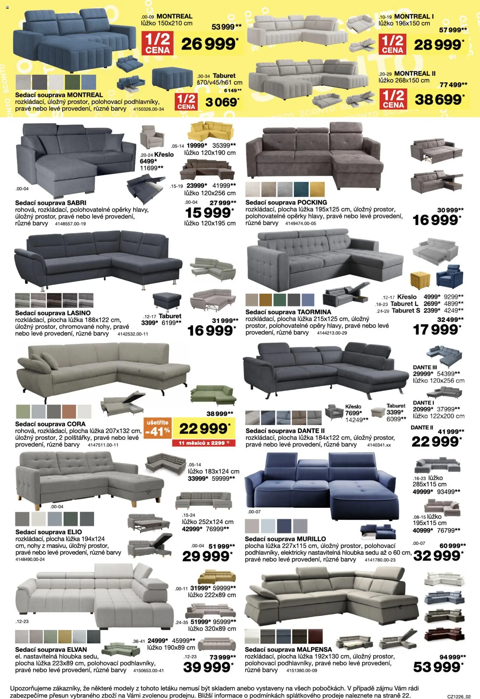Sconto nábytek leták od 23.09.2026 | Strana: 2