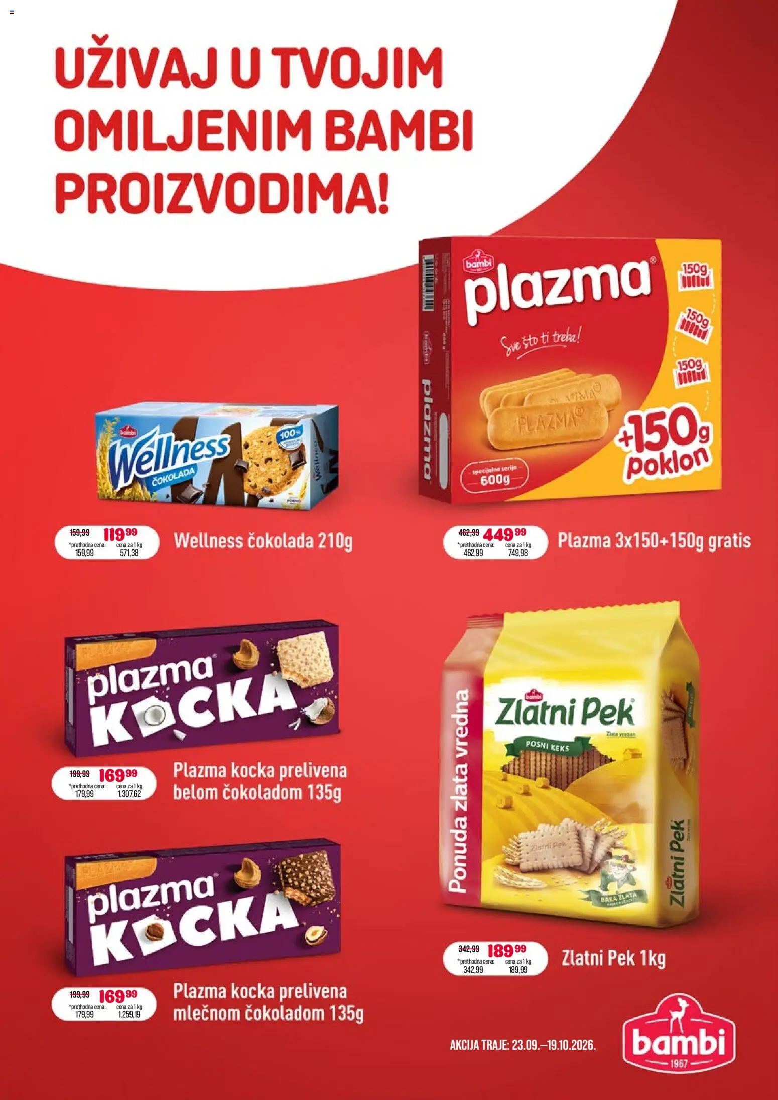 Podunavlje katalog - važi od 07.10.2026 | Strana: 3 | Proizvode: Keks, Sto, Plazma, Čokolada