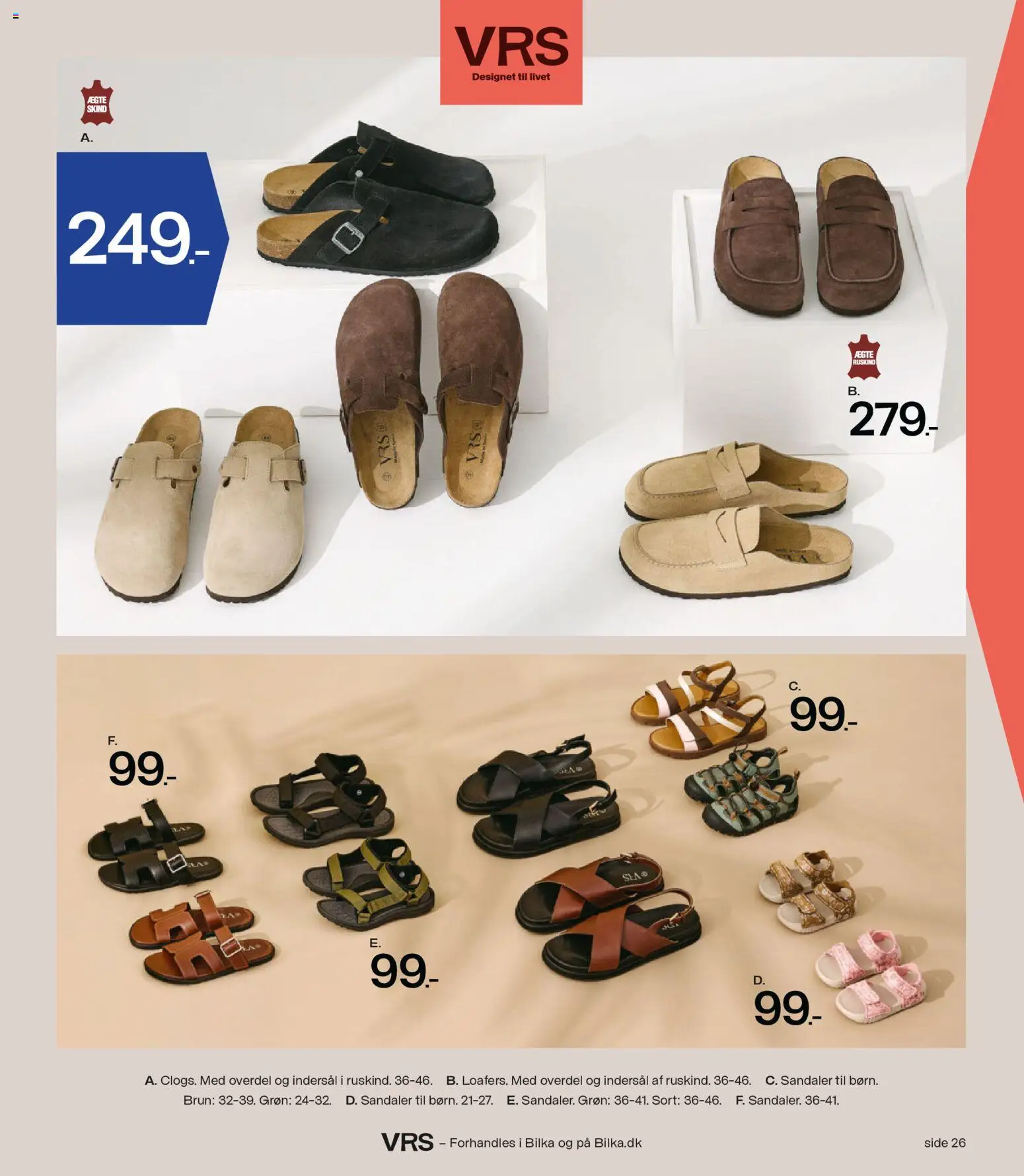Bilka tilbudsavis – gyldig fra 10/07/2026 | Side: 46 | Produkter: Sandaler