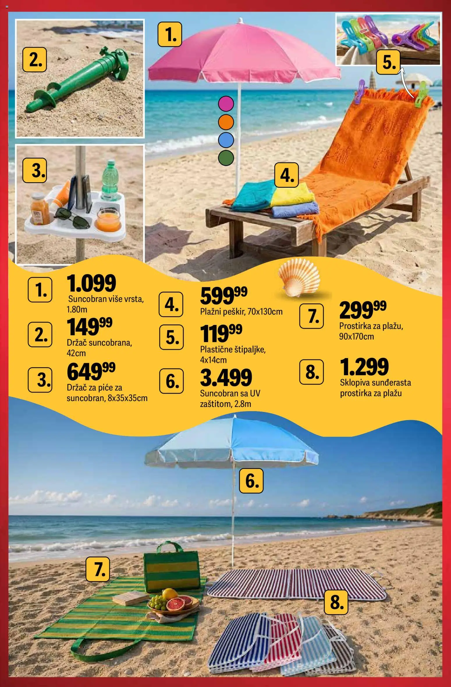 Mega Maxi katalog - važi od 28.05.2026 | Strana: 17 | Proizvode: Peškir, Suncobran