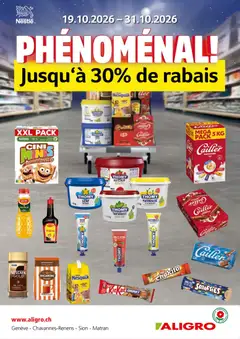 Aligro aktionen Nestlé Chavannes, Matran, Genève, Sion ab 19.10.2026 gültig