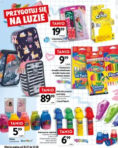 Pogląd oferty "Intermarche gazetka - Szkolna wyprawka w super cenach" - ważna od 16.07.2026 | Strona: 8 | Produkty: Temperówka, Korektor