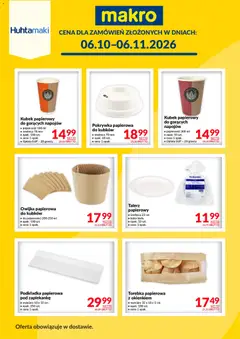 Pogląd oferty "Makro gazetka - Huhtamaki" - ważna od 06.10.2026