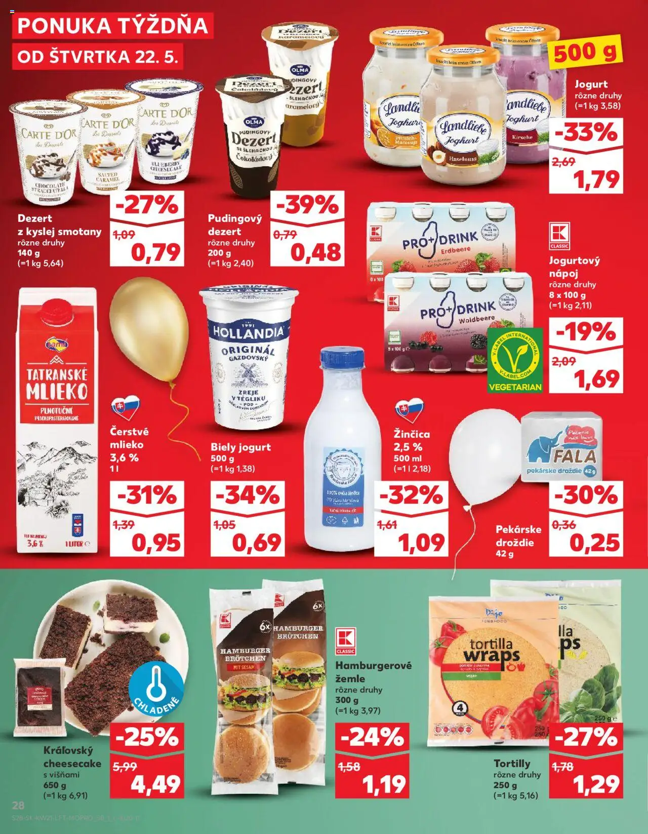 Nové Kaufland akcie – leták je platný od 22.05.2025 | Strana: 28