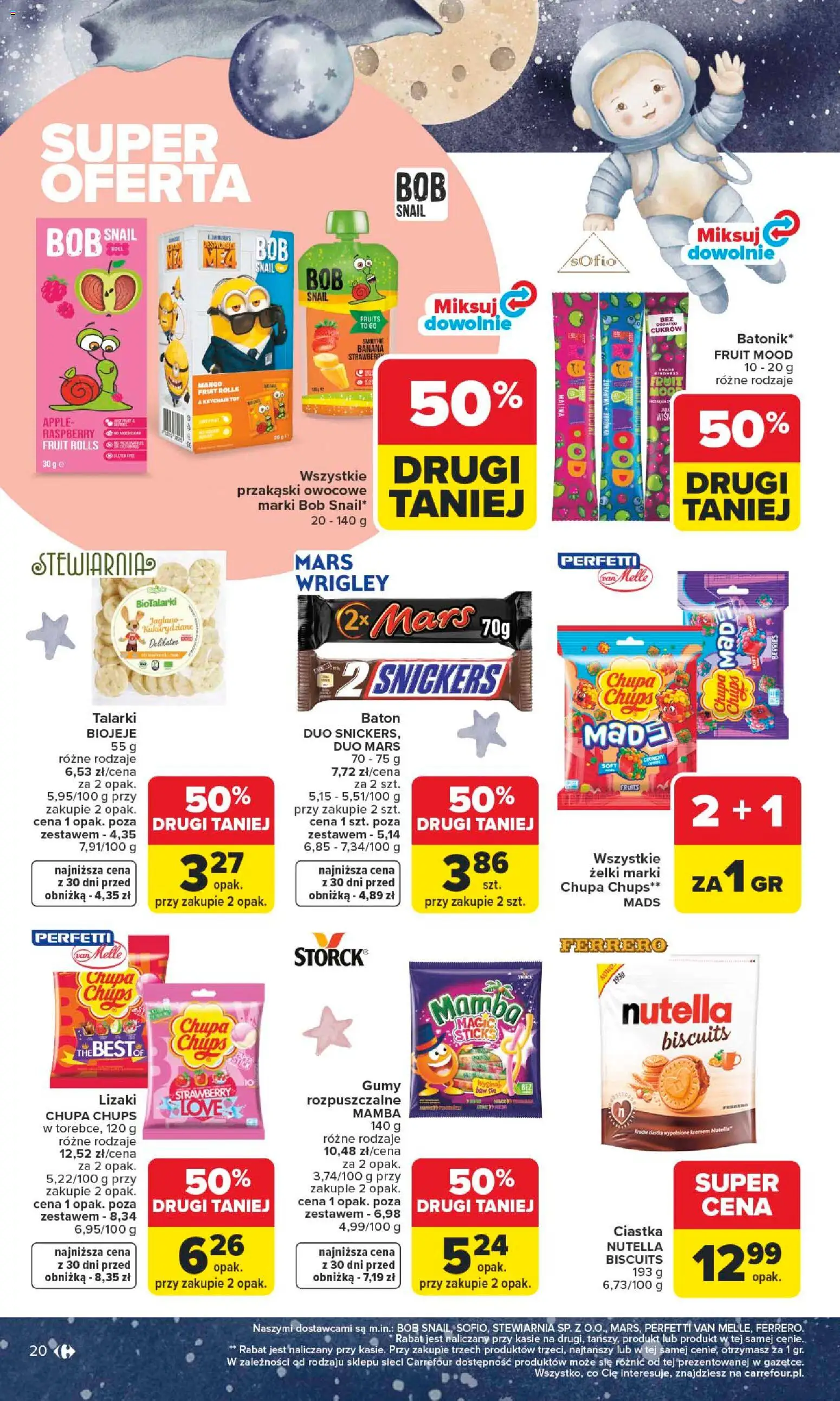 Carrefour gazetka - Dzień Dziecka od 18.05.2026 | Strona: 20 | Produkty: Mango, Smoothie, Żelki, Lizaki