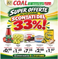Anteprima del volantino Coal volantino Il Market Plus valido a partire dal 08/10/2026