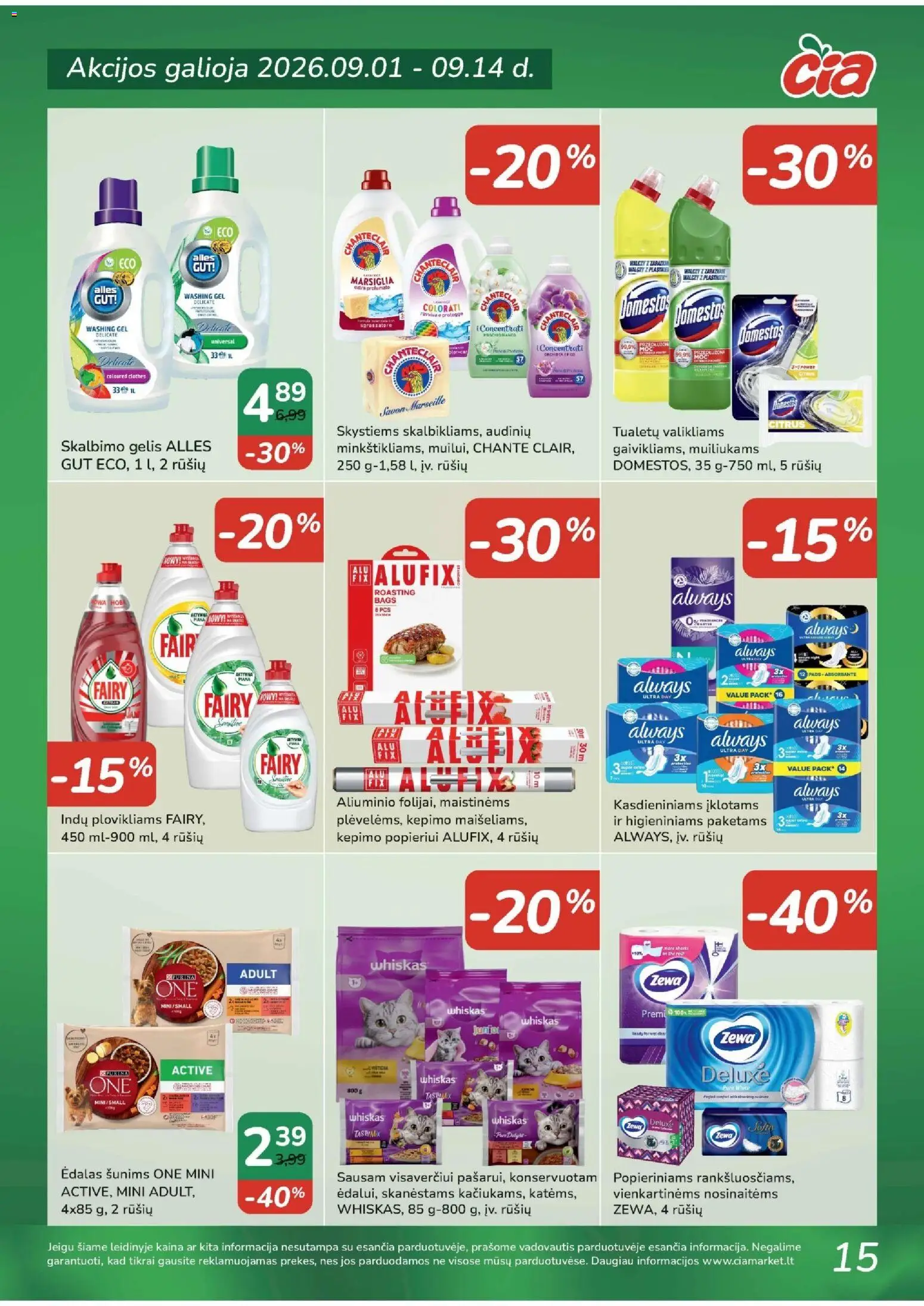 ČIA MARKET akcijos nuo 2026.09.01 | Puslapis: 15