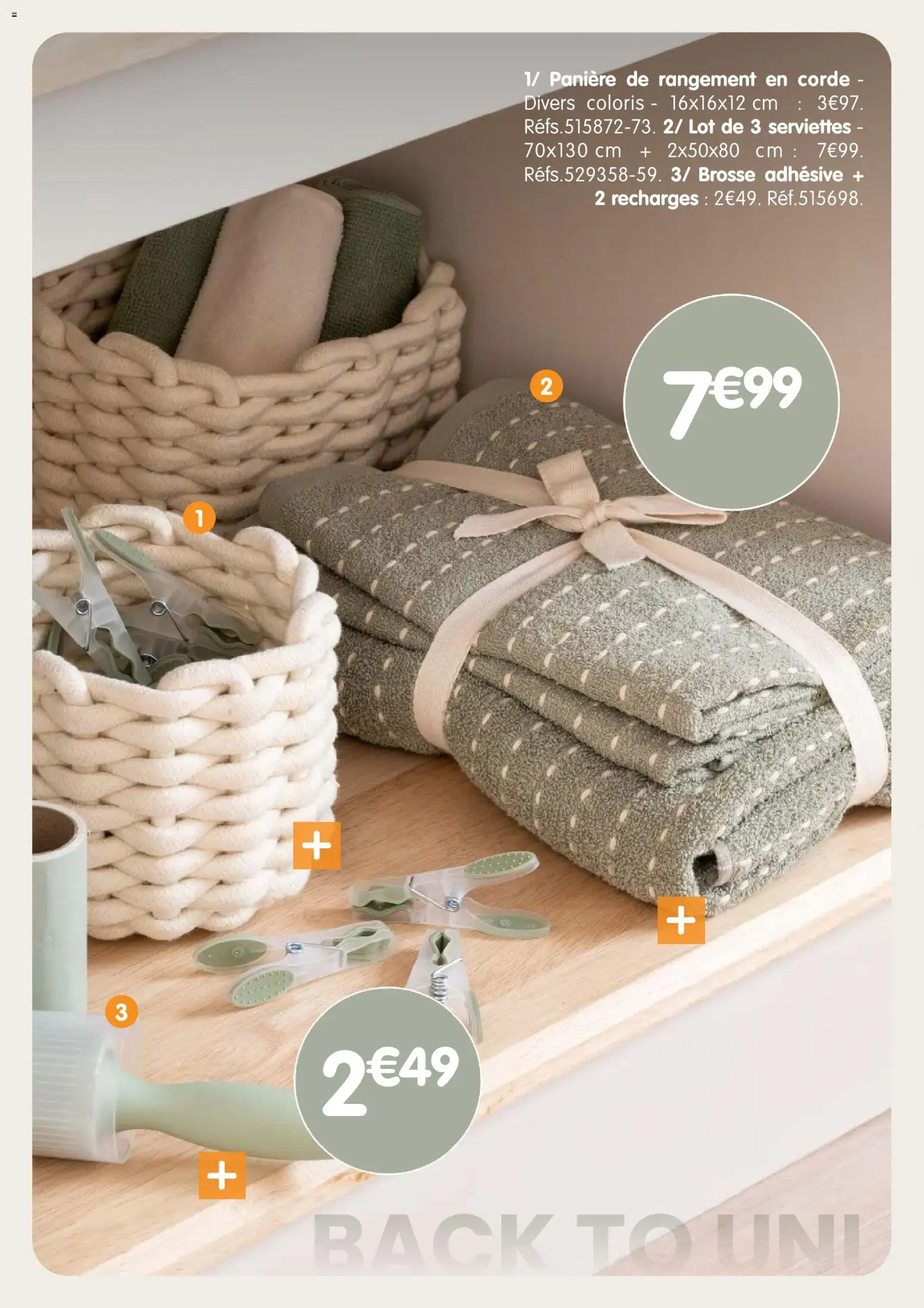{H1} | Page: 14 | Produits: Brosse, Serviettes