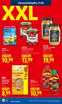 Pogląd oferty "URBANEK Pomidory suszone, XL, 480 g (320 g po odsączeniu) paski lub połówki" - ważna od 11.05.2026 | Strona: 58