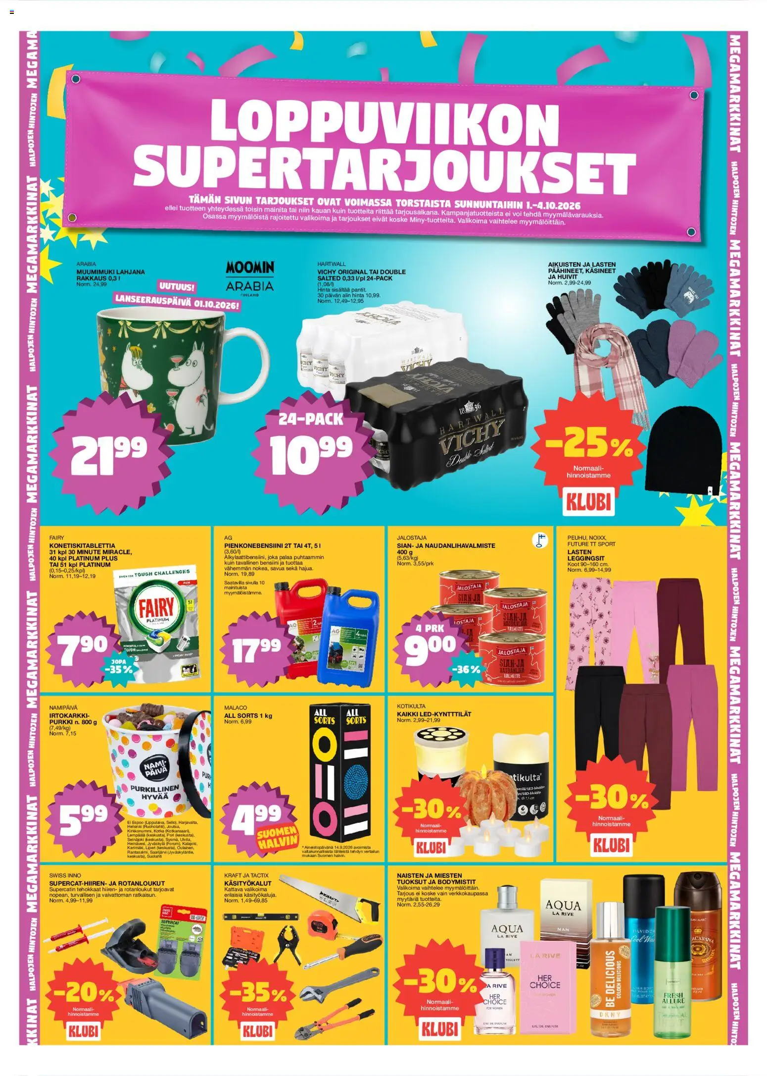 Tokmanni tarjoukset – voimassa 28/09/2026 alkaen | Sivu: 16 | Tuotteet: Voi, Leggingsit, Käsineet