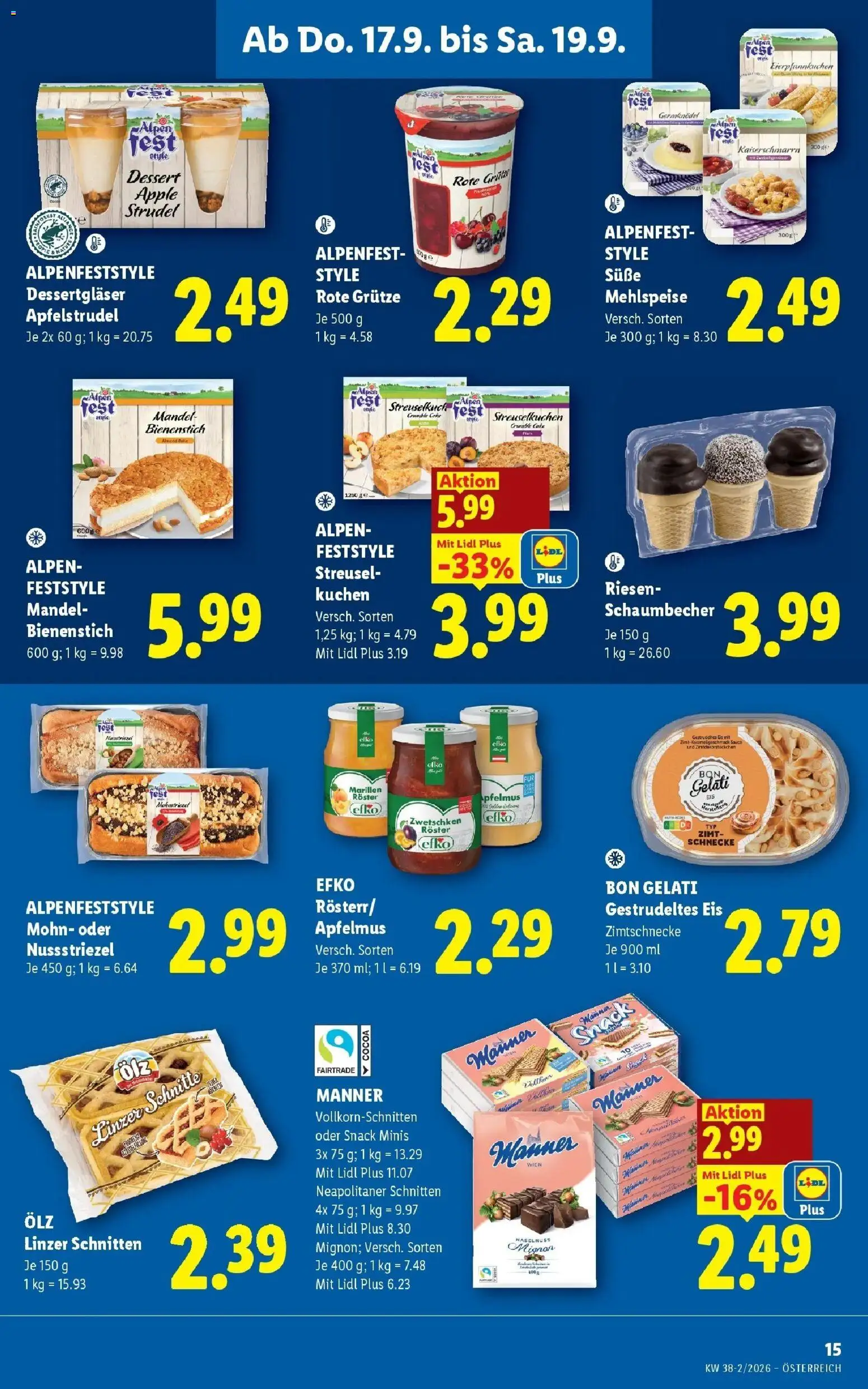 Lidl Flugblatt - Fohnsdorf ab 13.09.2026 - Angebote ab donnerstag | Seite: 17