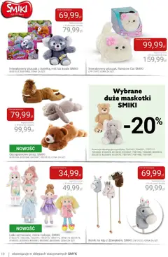 Pogląd oferty "Smyk gazetka" - ważna od 22.09.2026 | Strona: 10 | Produkty: Maskotki
