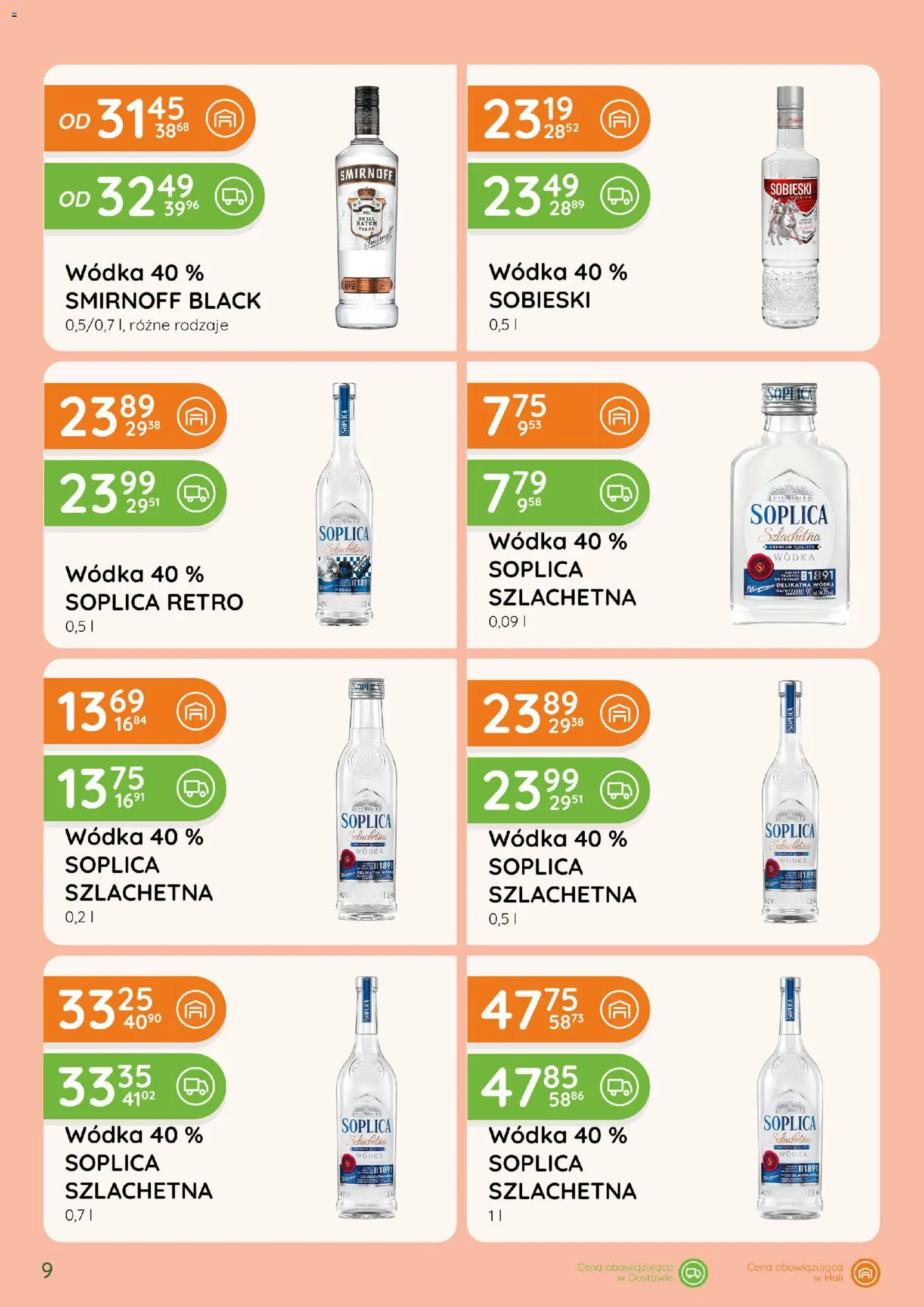 Eurocash gazetka - Katalog Alkoholowy od 01.10.2026 | Strona: 9 | Produkty: Soplica wódka, Soplica, Vodka, Wódka