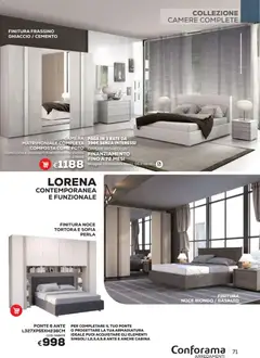 Anteprima del volantino Conforama volantino Arredo valido a partire dal 22/06/2026 | Pagina: 71 | Prodotti: Materasso