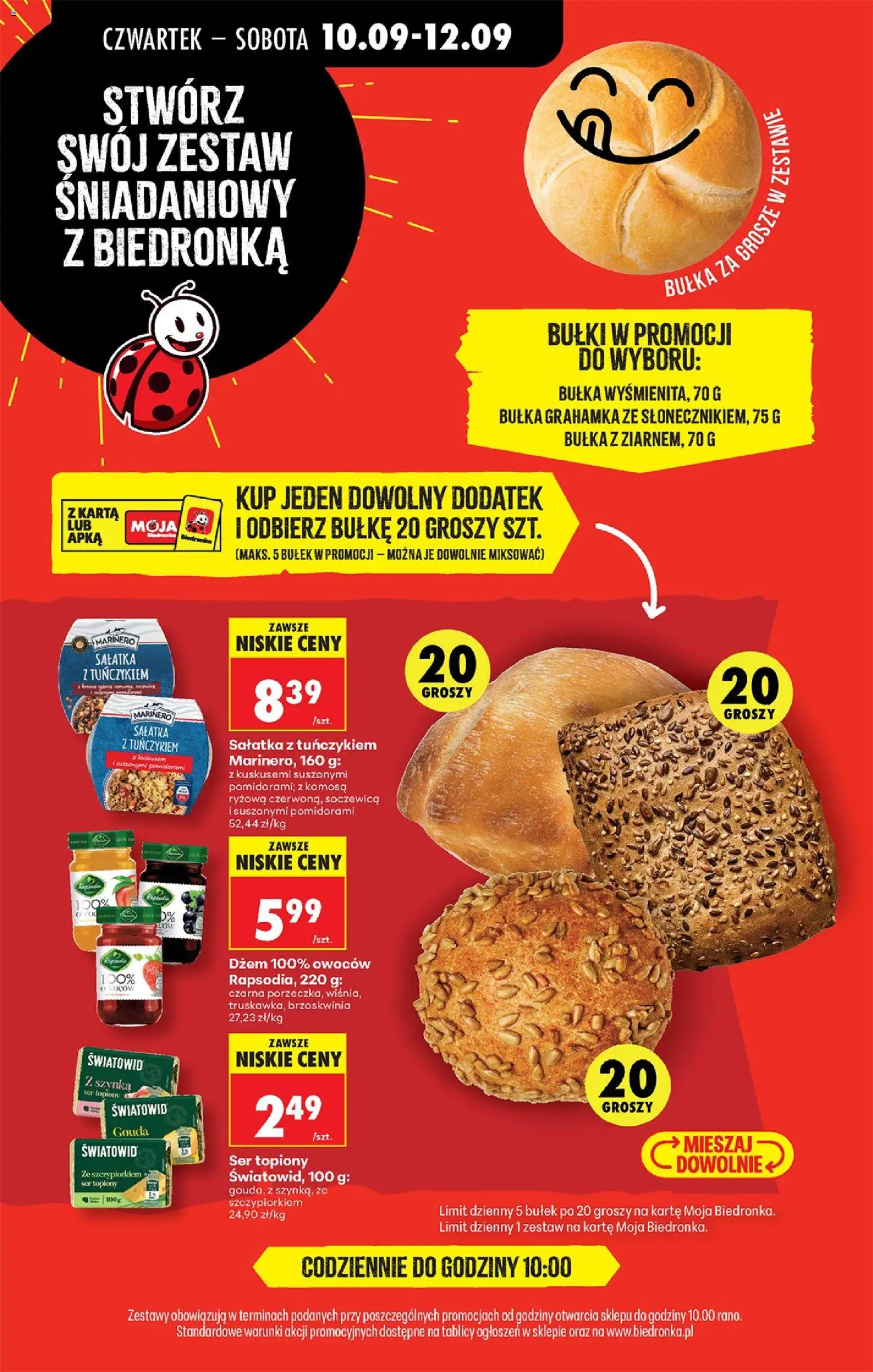 Biedronka Polsko leták - Codziennie niskie ceny od 10.09.2026 | Strana: 49 | Produkty: Džem, Gouda
