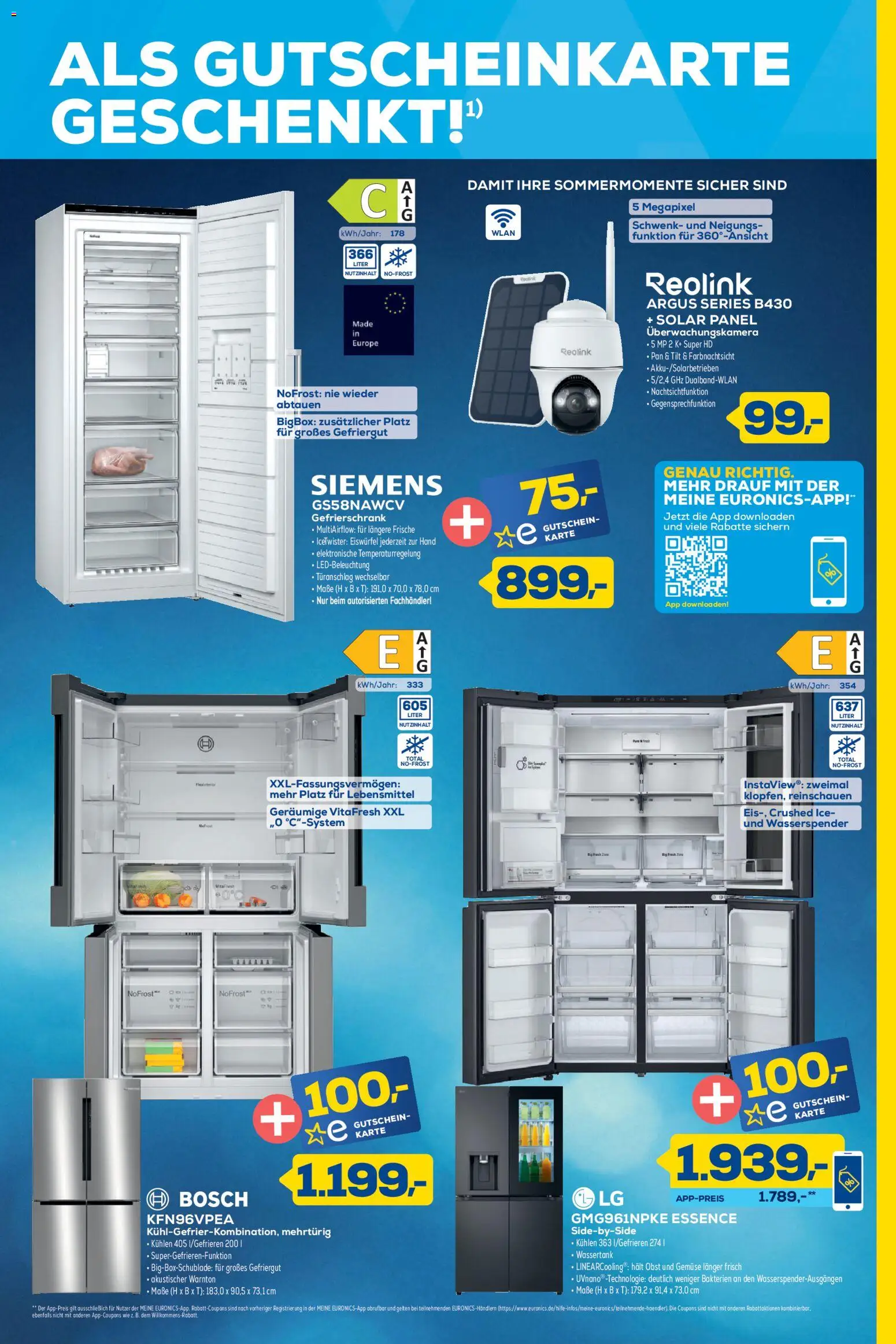 Euronics Prospekt – gültig ab 12.08.2026 | Seite: 7 | Produkte: Bosch, Gefrierschrank, Gemüse, Obst