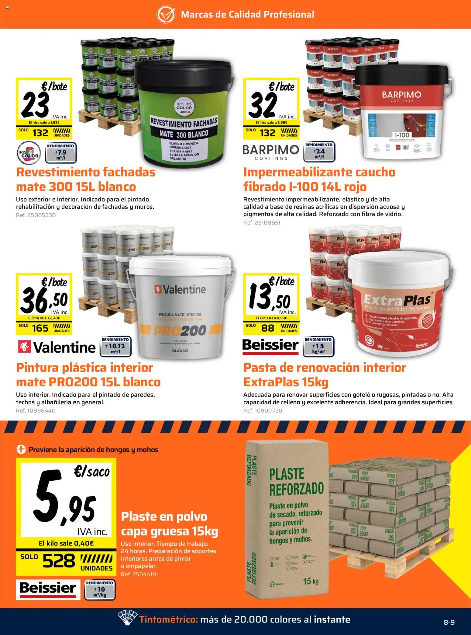 Obramat folleto │ válido desde el 23.06.2026 | Página: 9 | Productos: Polvo, Pasta, Pintura plástica