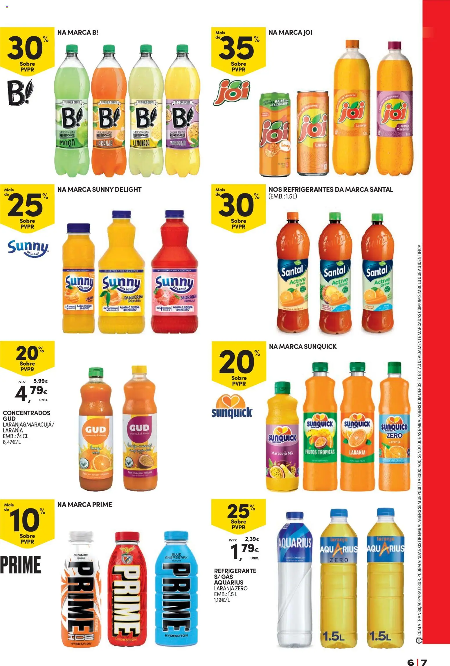 Continente Bebidas Refrescantes e Gelados │ válido de 23/06/2026 | Página: 7 | Produtos: Refrigerante, Maça