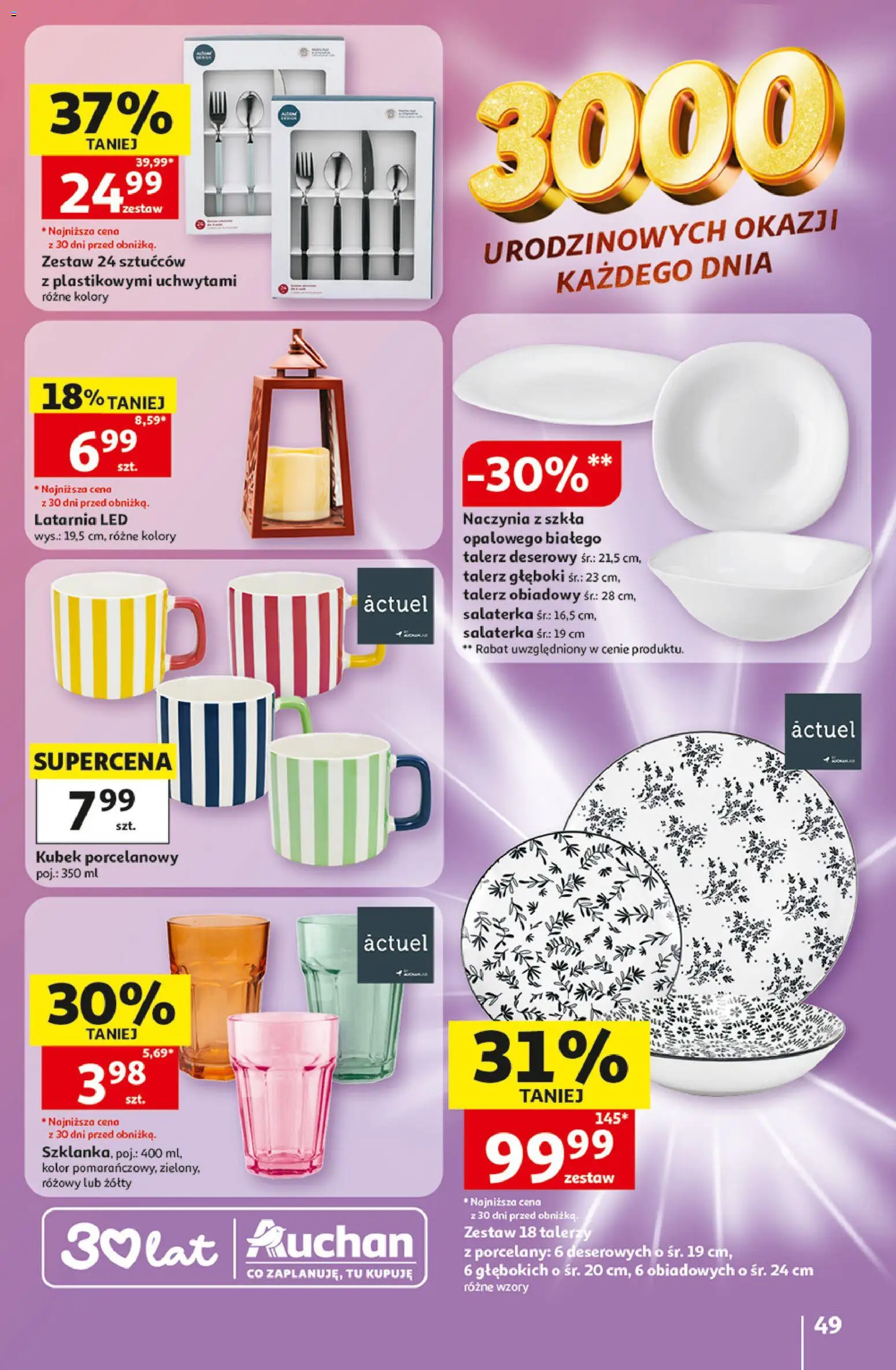 Auchan gazetka - 30 Lat Hipermarket od 07.05.2026 | Strona: 49