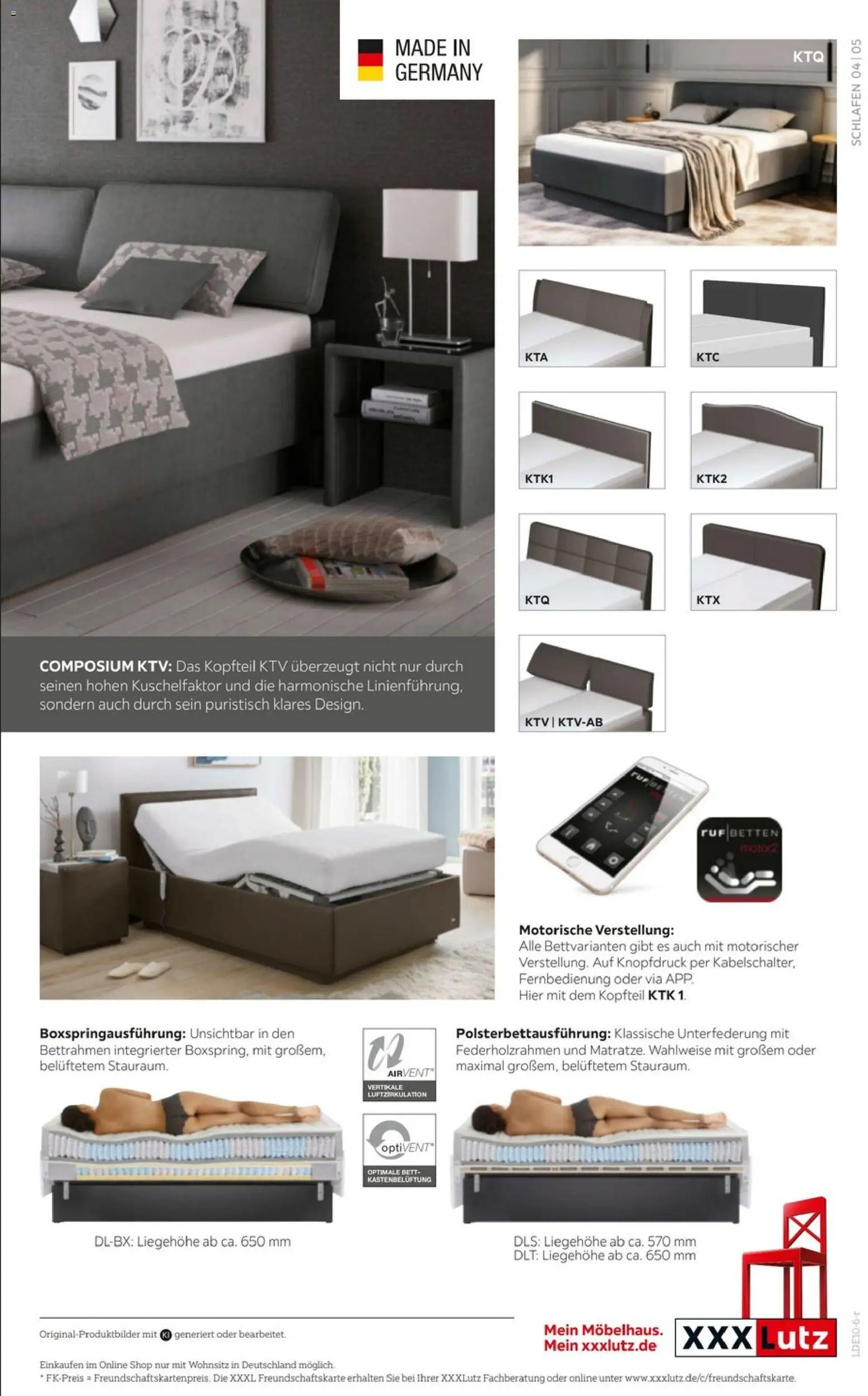 XXXLutz RUF BETTEN Spezial – gültig ab 03.10.2026 | Seite: 5 | Produkte: Bett