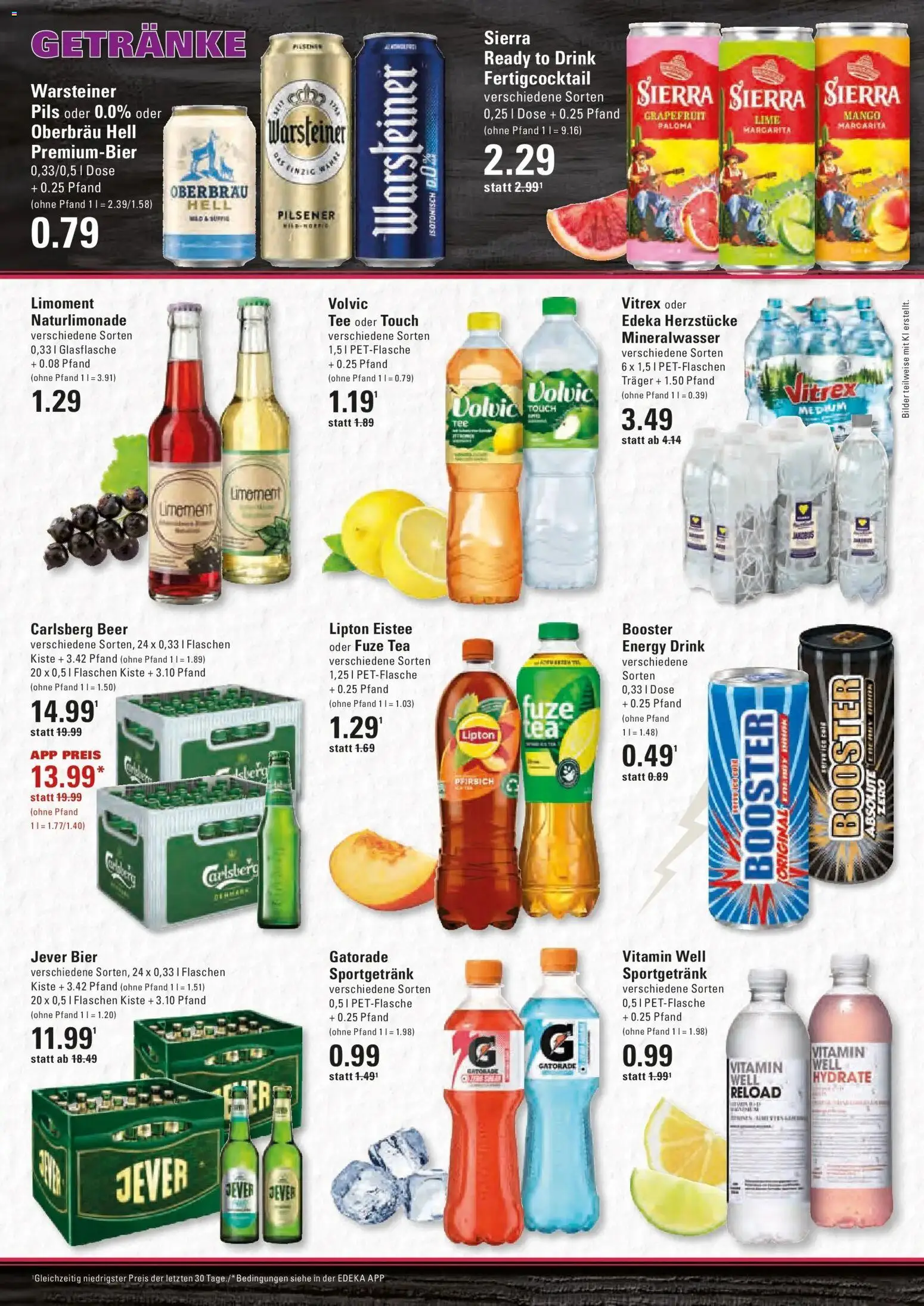 Edeka Prospekt Hamburg (ab 07.09.2026) » Angebote Online | Seite: 14 | Produkte: Mineralwasser, Grapefruit, Warsteiner, Jever