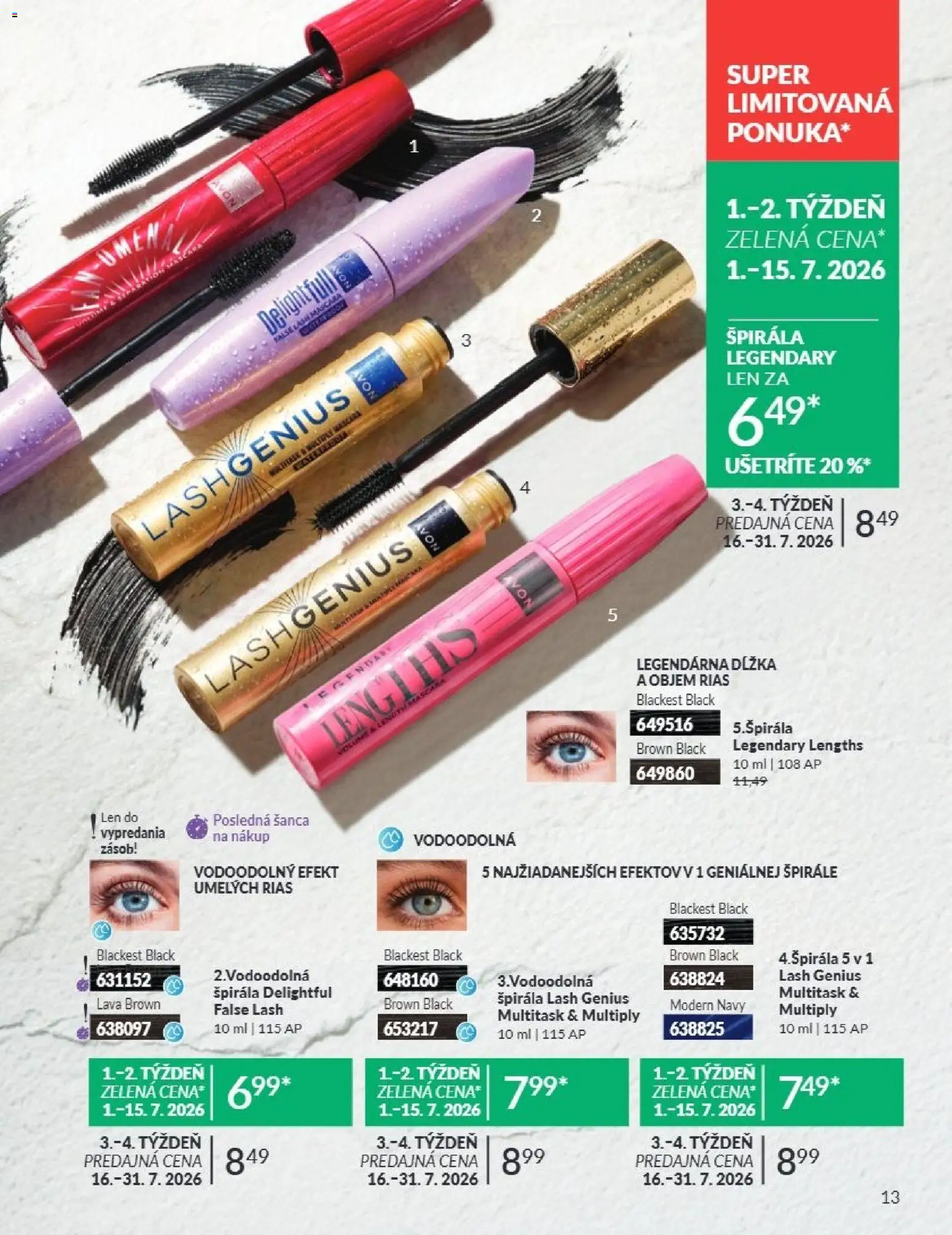 Nové Avon akcie – leták je platný od 01.07.2026 | Strana: 13