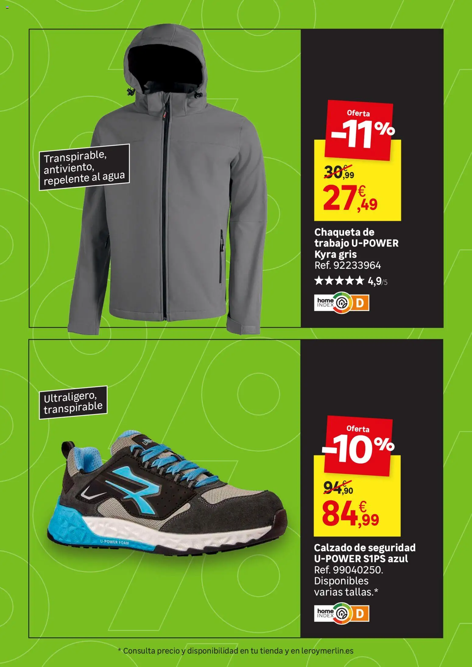 Leroy Merlin Black Friday │ válido desde el 20/10/2026 | Página: 82 | Productos: Chaqueta, Agua