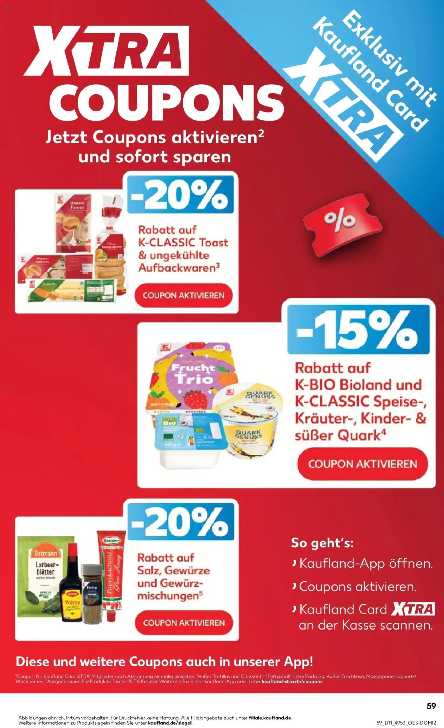 Kaufland Prospekt Meppen	 – gültig ab 09.03.2026 | Seite: 71 | Produkte: Quark, Toast, Gewürze