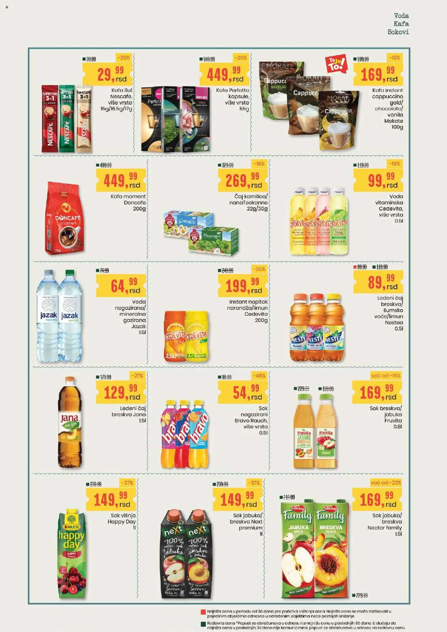 Aroma Market katalog - važi od 03.09.2026 | Strana: 18 | Proizvode: Kapsule, Doncafe, Vanila, Voda