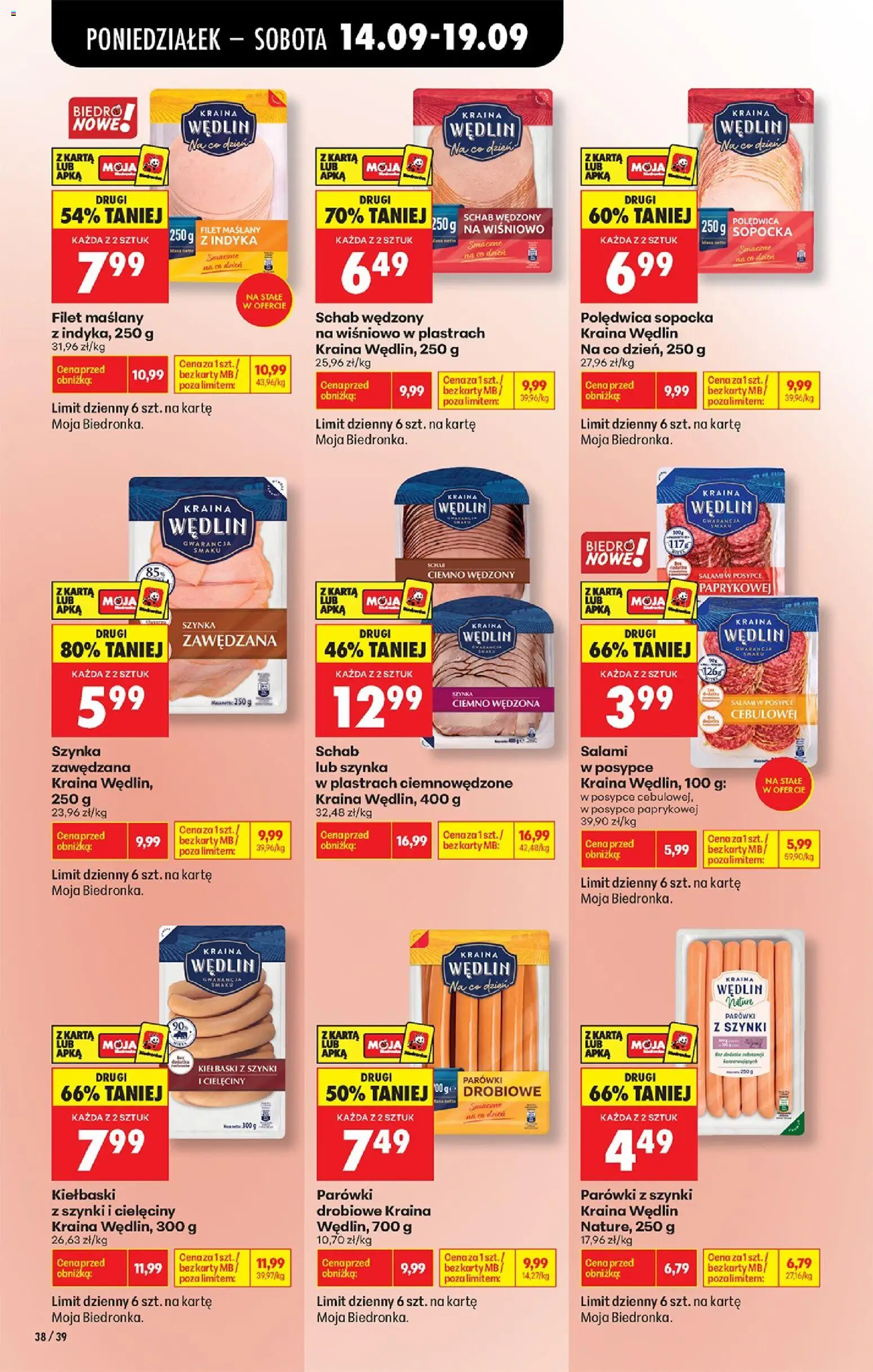 Biedronka Polsko leták od 14.09.2026 | Strana: 52 | Produkty: Filet, Karty