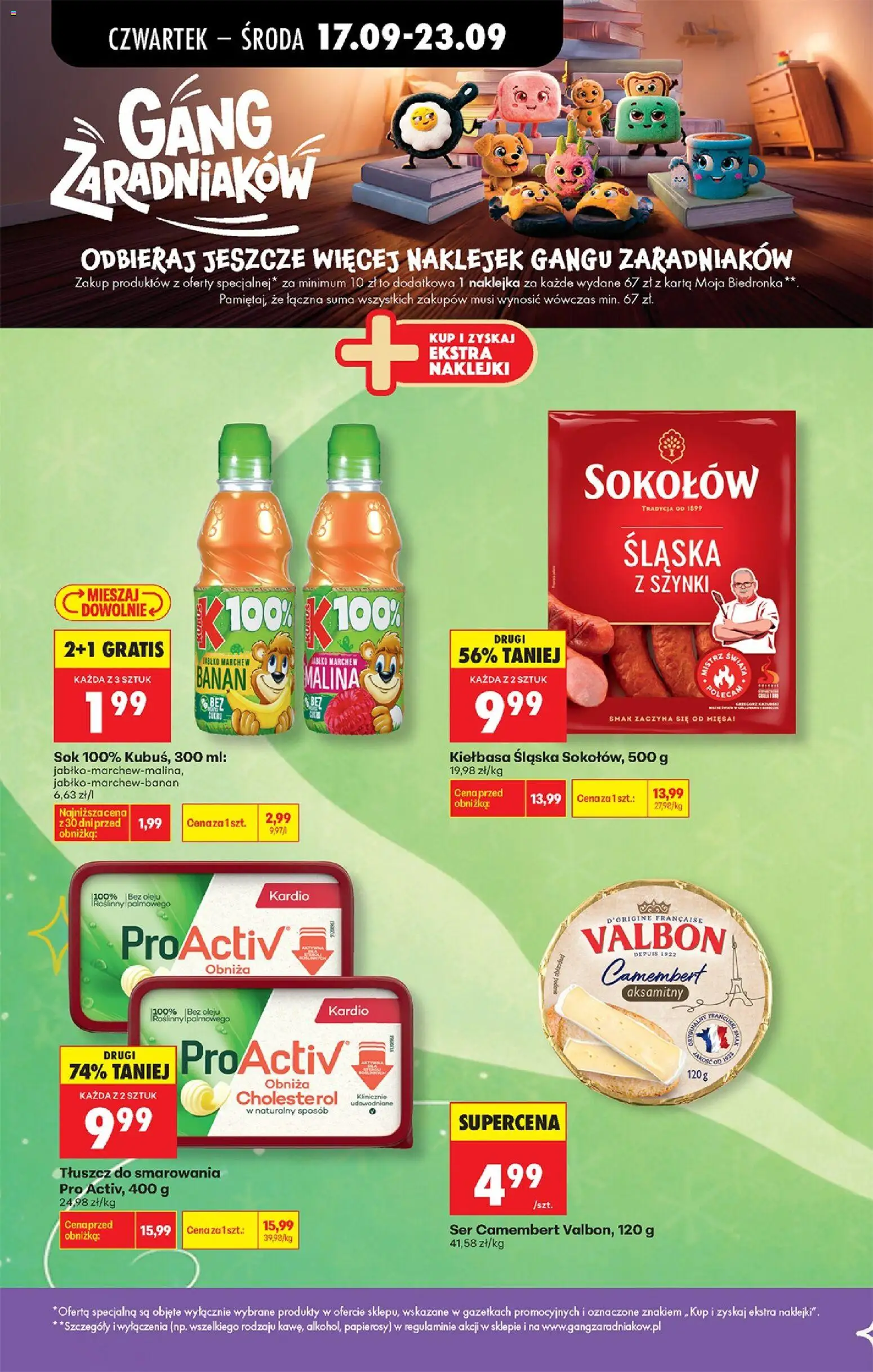 Biedronka Polsko leták - Codziennie niskie ceny od 17.09.2026 | Strana: 31 | Produkty: Banán, Camembert